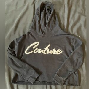 Juicy Couture Women’s Black Hoodie Sweatshirt Sz XL excellent condition